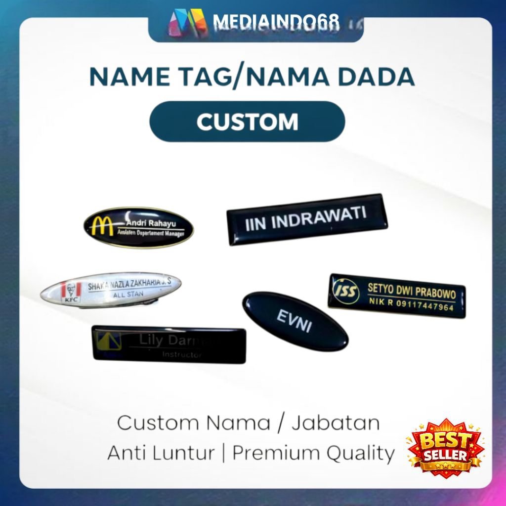 Name Tag /Nama Dada