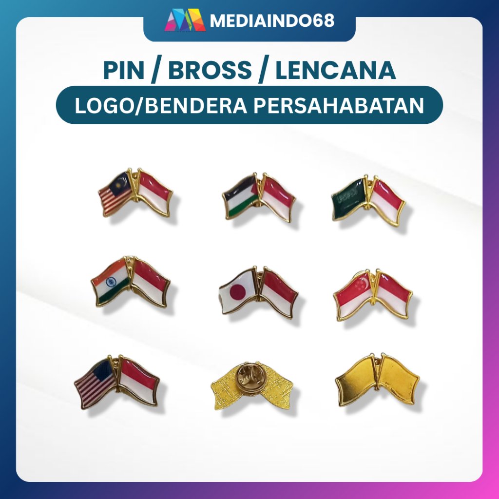 CUSTOM PIN/BROS/LENCANA BENDERA