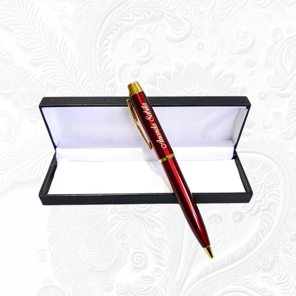 CUSTOM GRAFIR NAMA / PRINT UV PULPEN METAL EXCLUSIVE