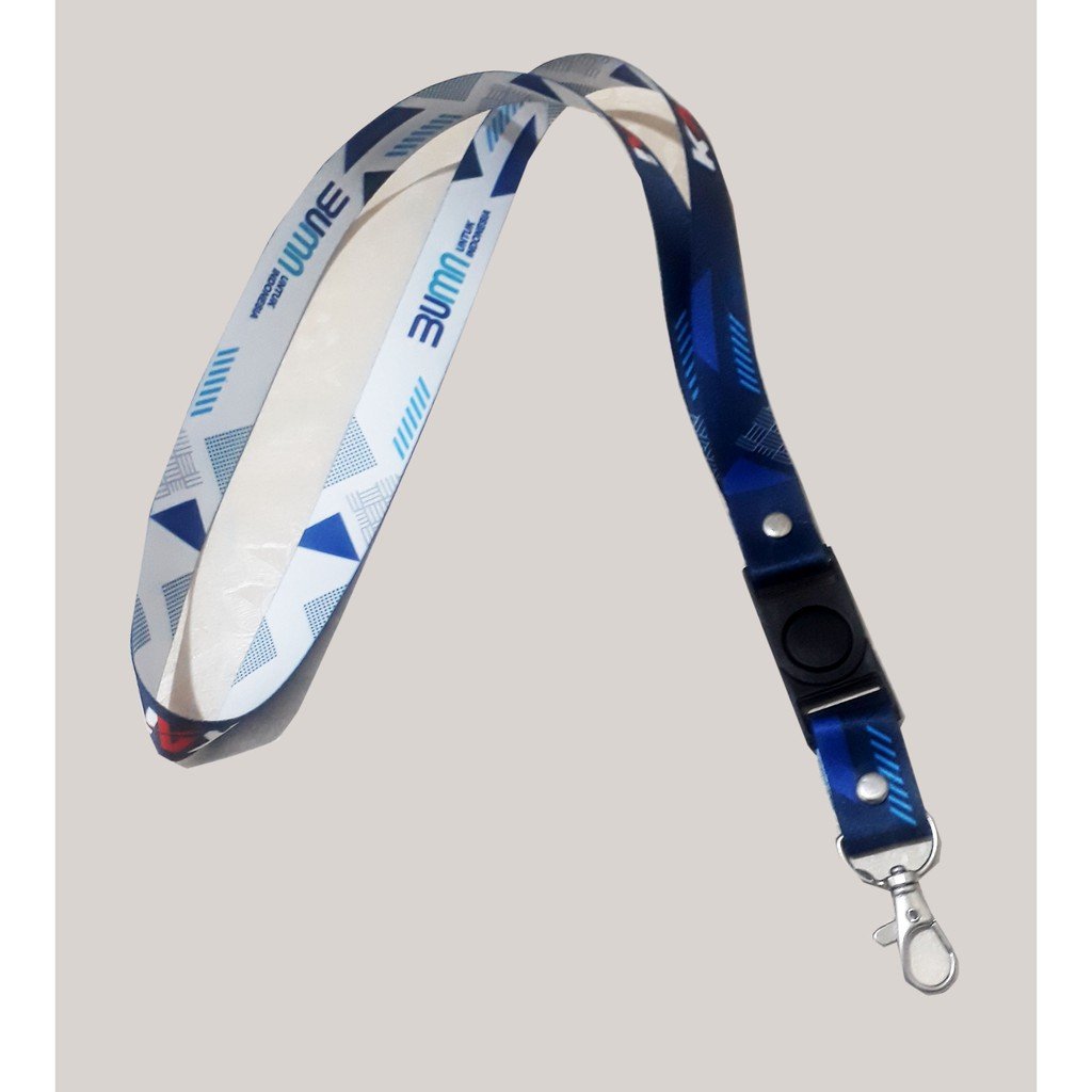 CUSTOM LANYARD FULL PRINTING 2CM 2 SISI