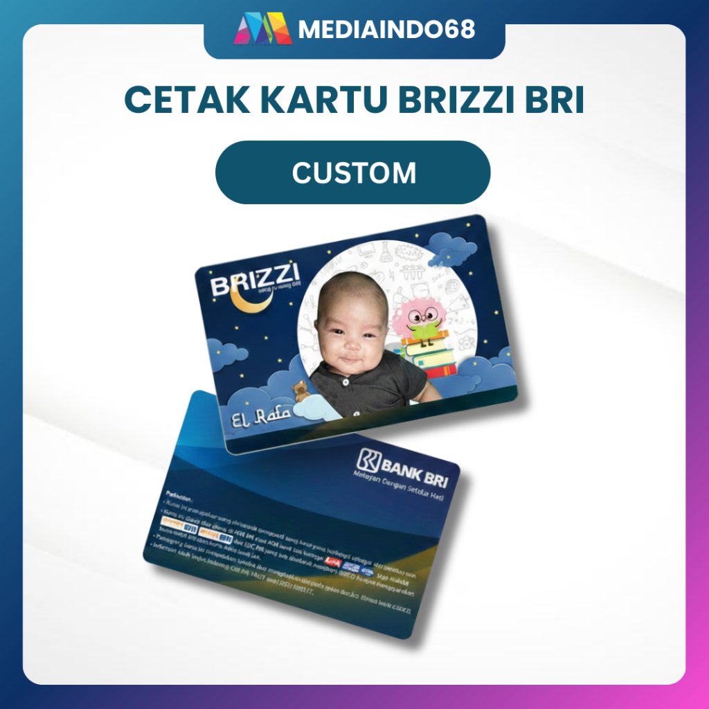 CUSTOM PRINT UV KARTU BRIZZI