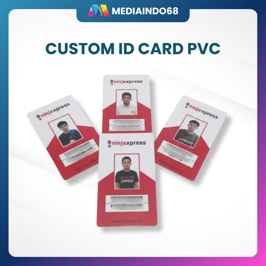CUSTOM ID CARD  PRINTING BAHAN PVC