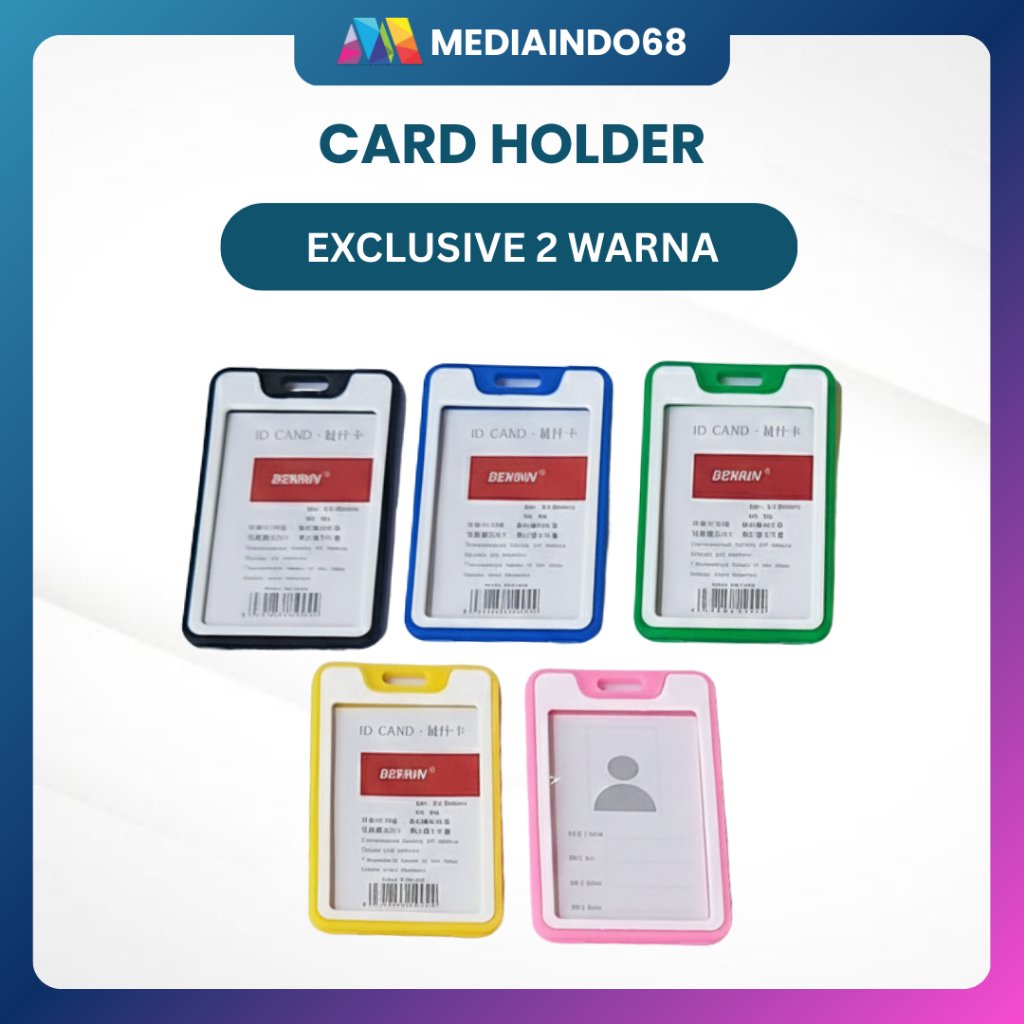 HOLDER ID CARD EXCLUSIVE 2 WARNA 2 SISI
