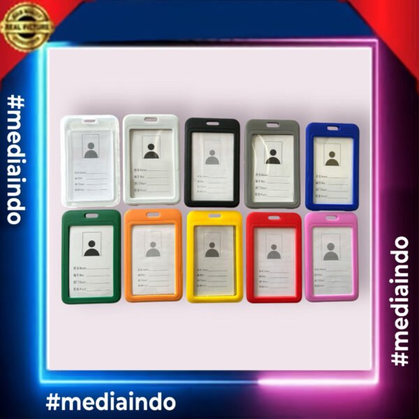Id Card Holder/Tempat ID Card 2 sisi-Doff-Exclusive-Termurah